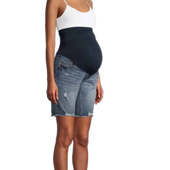 Pants - Maternity Bermuda Shorts With Full Panel